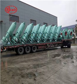 水泥厂回转窑体冷却风机发货中