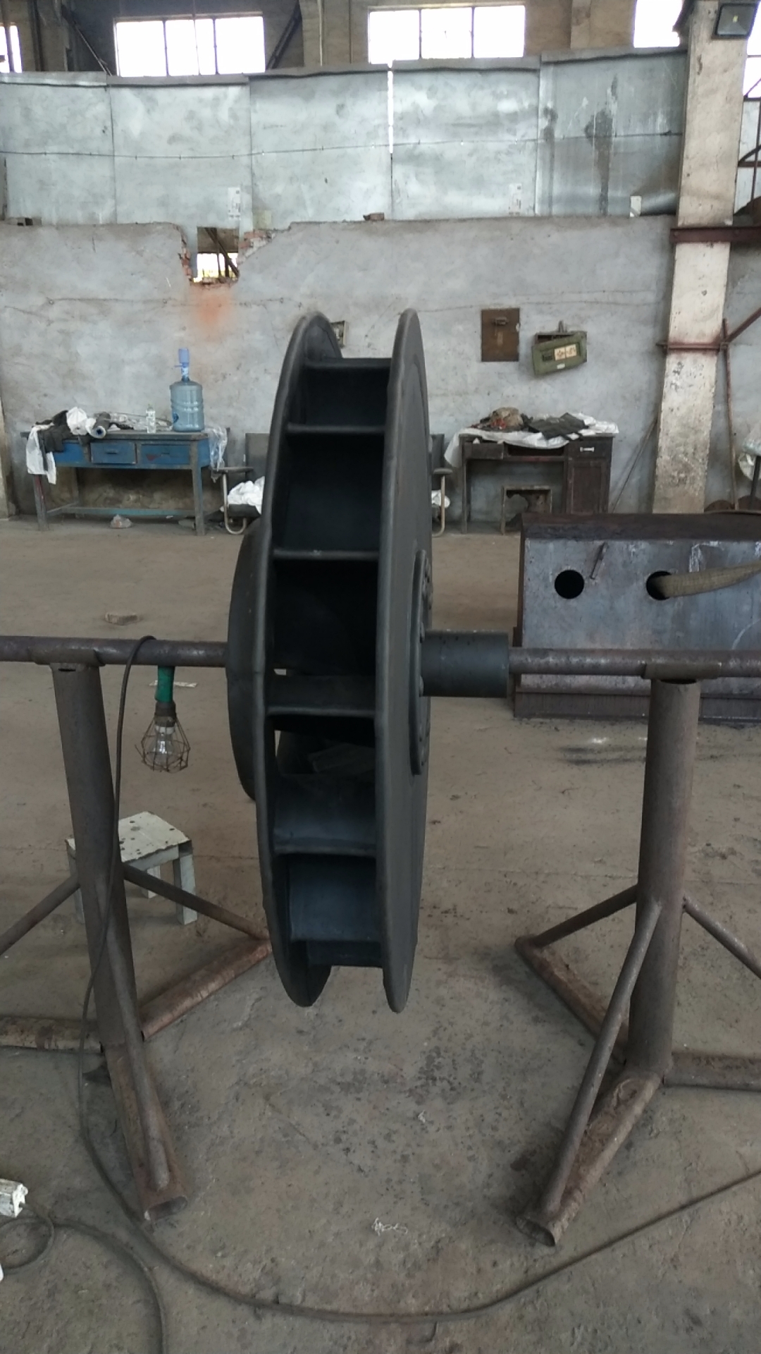 外衬防腐橡胶型风叶